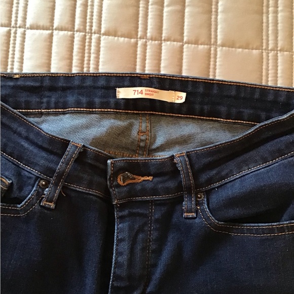 Levi’s 714 straight denim jeans - Picture 2 of 5